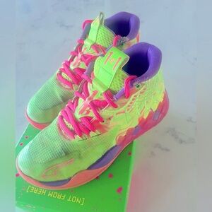 PUMA kids LaMelo Ball MB.01 Inverse Toxic